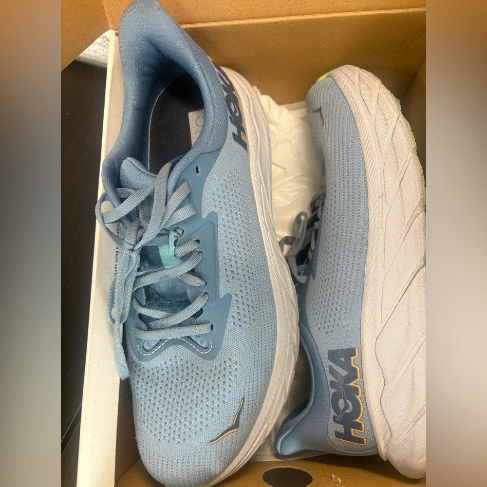 Hoka Men’s Sky Blue Athletic Running Shoes